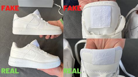 how to spot a fake nike air force 1|air force 1 genuine check.